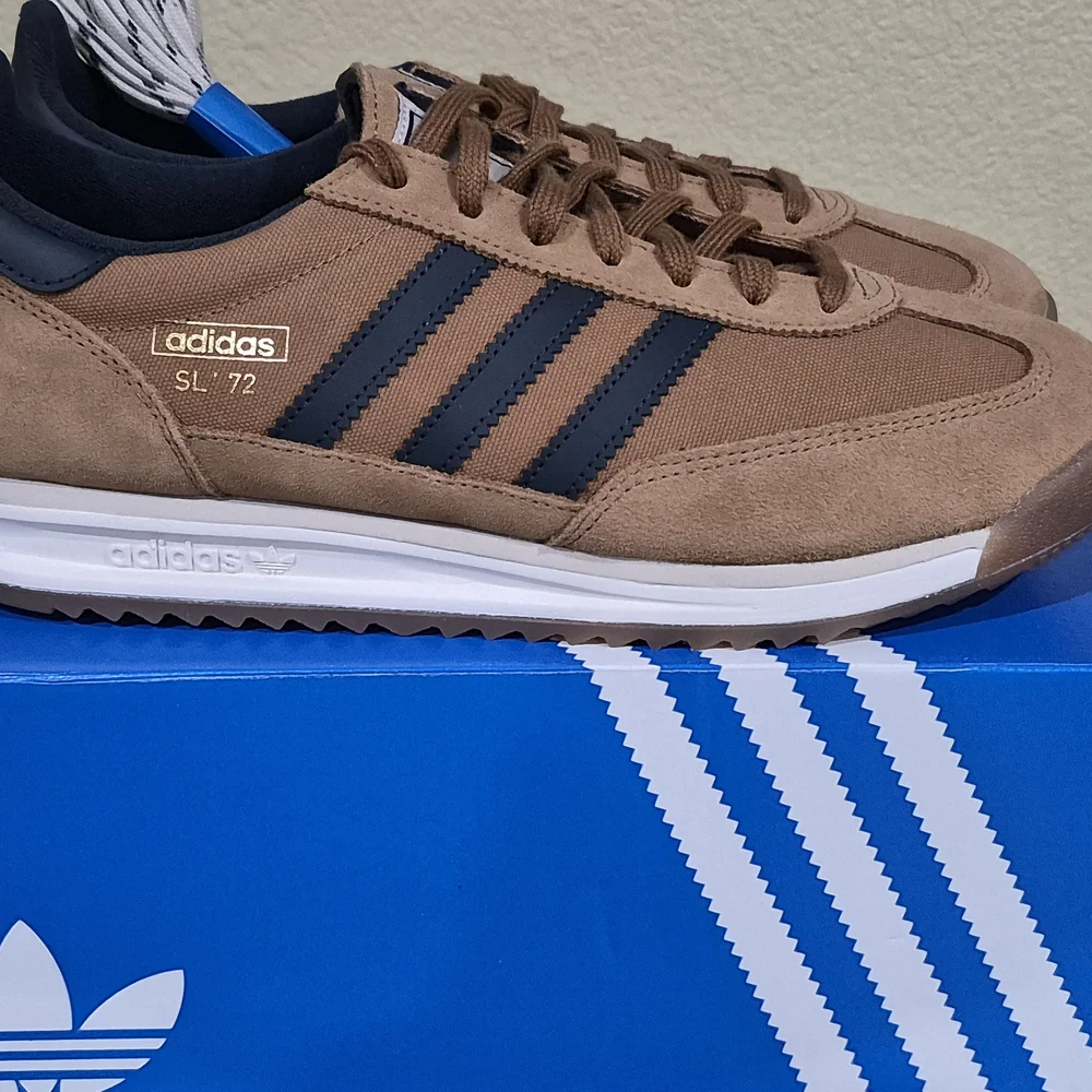Adidas SL 72 RS Men's Brown/Blue Sneakers JR8770 Size 7.5 - Picture 3 of 6